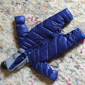 Infant/baby Snowsuit Hooded with pompom